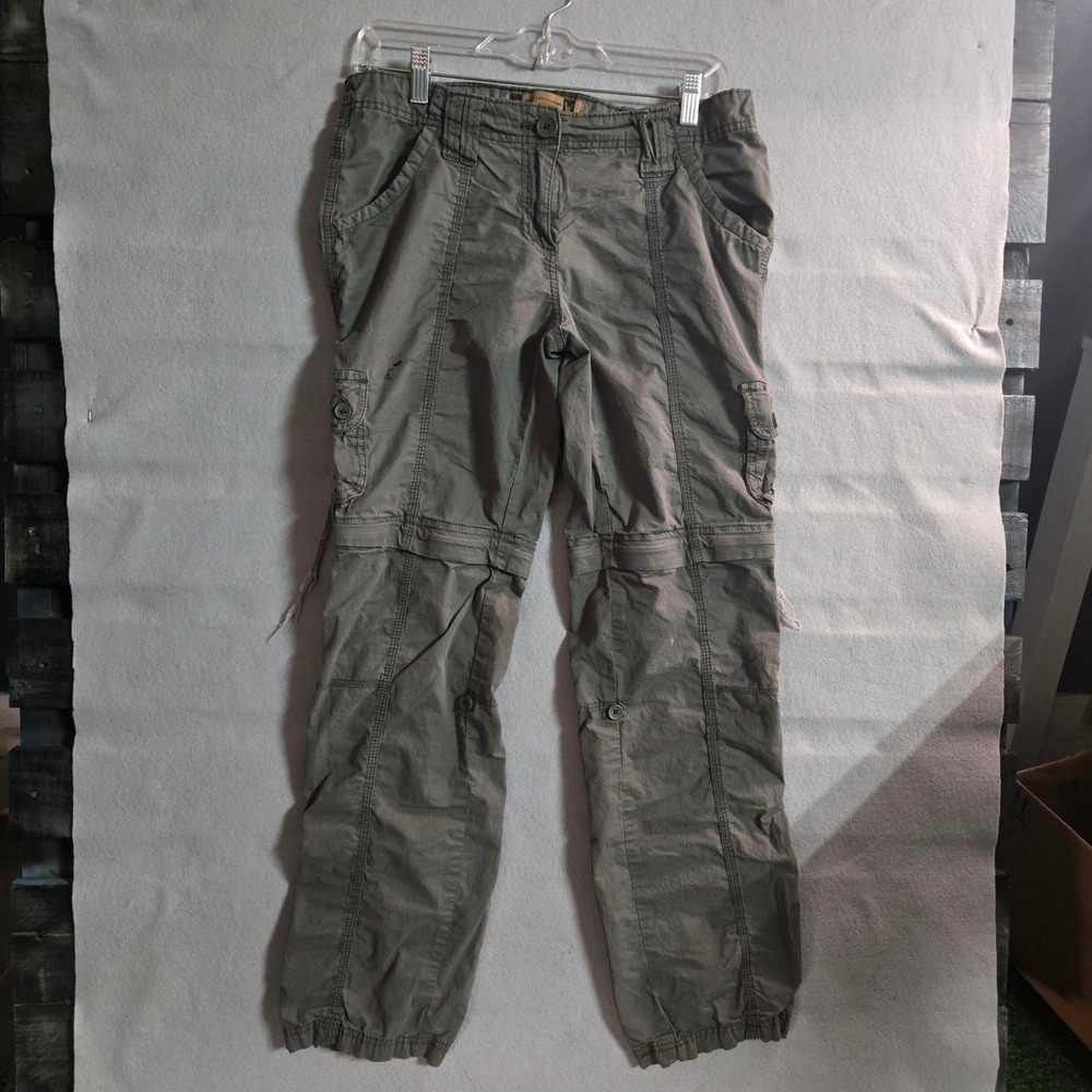 Rig Utility Clothing‎ Convertible Cargo Pants Olive Green Zip Off Shorts Mens